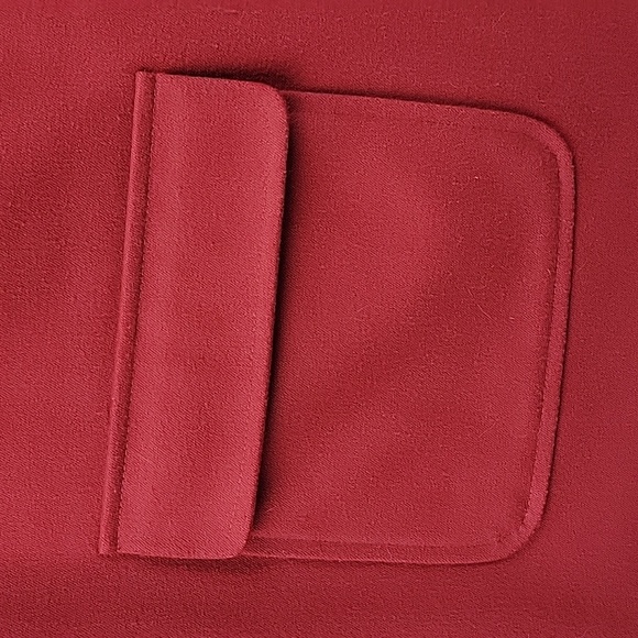 Talbots Mini A-Line Wrap Skirt Raspberry Red Size 4 - Picture 6 of 13